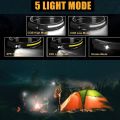 Everlyte Headlamp Rechargeable 3PCS, 230 °   Wide Beam Head Lamps LED with Motion Sensor for s, Mechanic Headlamp, Weatherproof, Lightweight Head Lights Flashlight for Hard Hat, Camping, Running. 