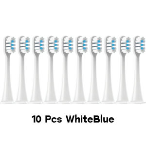 10PCS For XIAOMI MIJIA T300/T500/T700 Replacement Brush Heads Sonic Electric Tooth Soft Bristle Caps Vacuum Package Nozzles