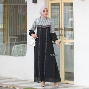 Shofiya Gamis Size Jumbo M L XL XXL 3XL 4XL Muat Sampai BB 120Kg Paling Laris LD 90 100 120 130 140