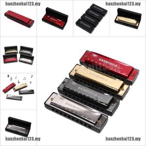 WH [HAN]10 Hole Harmonica Mouth Organ Puzzle Musical Instrument Beginner Teach