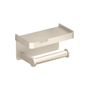 Aluminum Alloy Toilet Paper Holder Wall Mounted Storage Organizers Tissue Roll Dispenser Space Saving Storage Shelf