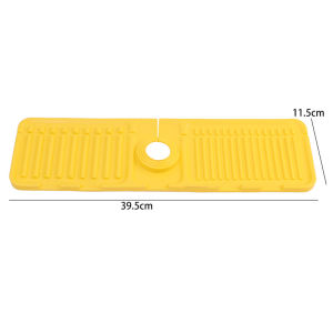 Faucet Splash Pad Silicone Sink Faucet Splash Guard Mat /Drain Pad Countertop Protector Multipurpose Kitchen Bathroom Gadgets