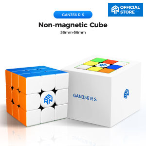 [GAN Official Store]GAN356 RS Magic Cube 3x3 Speed Cube Gans 356RS 3x3x3 Educational Puzzle Toys For Kids Beginner(Stickerless)