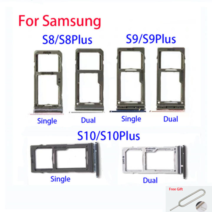 Sim Tray Card Holder For Samsung Galaxy S8 S9 S10 Plus G950 G955