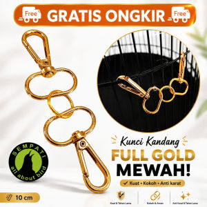 SEMPATI Rantai Besi Kunci Pintu Sangkar Kandang Burung Stainless RKPSBSVL