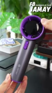 JAMAY F8 Protable Fan Turbo 199 Gear With Adjustable Speeds LED Display Battery Portable Mini Fan