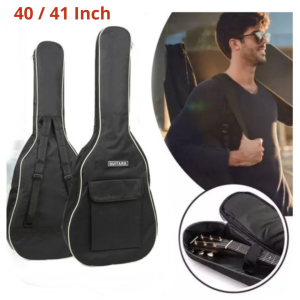 COD ADDFOO Tas Gitar akustik jumbo busa tebal Oxford Padded Guitar Case Double Strap Waterproof -