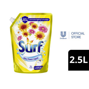 Surf Sun Fresh Laundry Liquid Detergent 2.5L Pouch