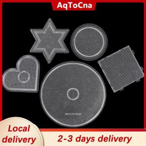 [COD] AqToCna Ship within 24 hours 5 Type Selection 2.6mm Perler Beads Template Pegboard For Hama Beads Tool DIY Educational Puzzle Beadbond Toy