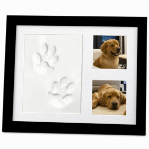 FOUNDTWO DIY Keepsake Baby Hand and Footprints Kit Non-Toxic Paint Imprint Clay Clay Handprint Keepsake Frame New Mom Gifts Wooden Frame Pet Paw Print Kit For Dogs and Cats