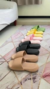 WomenS EVA Slippers With Soft Sole Shock Absorption Silent Non-Slip And Odor-Resistant Suitable For Home And Bathroom Use
