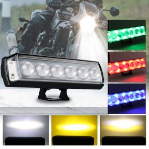 Mini Driving Lights led White+Yellow/6 modes waterproof V9 light One Pair 6eyes Wall-E driving light