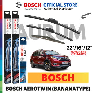 Bosch Aerotwin Wiper Blade set for Honda BRV 2016-Present (22/16/12) 3pcs