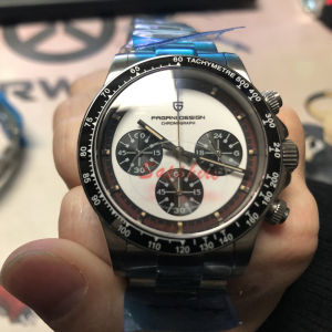 PAGANI DESIGN Original New JAPAN Movement Quartz Men Watch Chronograph Stainless Steel Waterproof Watches For Men