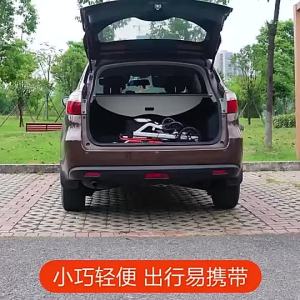 Portable Aluminum Alloy Wheelchair for Elderly - Lightweight Folding Travel Wheelchair with Storage Basket & Boarding Handle