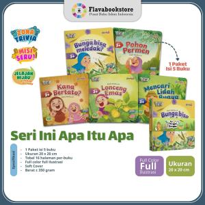 Cherizz- Seri 5 Buku Ini Apa Itu Apa: Jelajah Hijau di Kebun Kecilku - Cerita Seru Tumbuhan Sekitar Rumah Buku Anak 3 4 5 6 Tahun