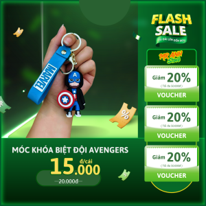 Móc Khóa Hình Siêu Anh Hùng Marvel Avengers - Quà Tặng Độc Đáo Cho Mọi Lứa Tuổi