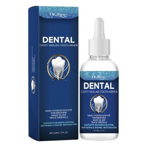 60ML Teeth Care Liquid with Hydroxyapatite & Colloidal Silver for Enamel Repair & Plaque DefenseCavity PreventionSensitive Teeth Care
