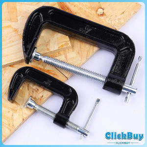 ClickBuy ที่จับชิ้นงานตัวซี ซีแคลมป์ 2 3 4 5 6 นิ้ว ปากกาตัวซี ปากกาจับชิ้นงาน ตัวซี C-Clamp