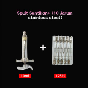 Suntikan Untuk Ayam Kambing Sapi Babi Ukuran 10ml / 50ml +10pcs Jarum