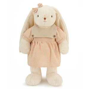 Aoduoyaya ตุ๊กตากระต่ายลิลลี่ ตุ๊กตานุ่มหูยาวกระต่ายของเล่นตุ๊กตา ของขวัญวันเกิดตุ๊กตาน่ารัก ขนาด 40cm/50cm