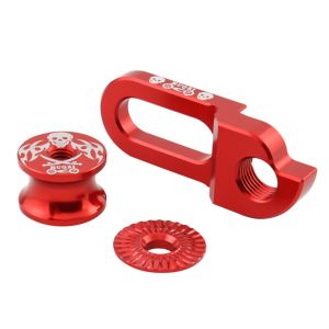 MUQZI Adjustable Bike Rear Derailleur Hanger Extender Universal Aluminum Alloy MTB Road Bicycle Frame Hanger Extender Adapter Stable Rear Derailleur Transmission Tail Hook Mountain Road