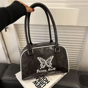 Ready/COD Tas Bahu Butterfly Tas Bahu Wanita Ransel Wanita Kapasitas Besar Tas Wanita Kapasitas Besar