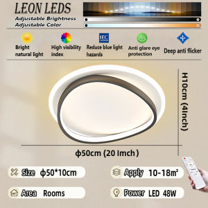 Modern LED Ceiling Light With Remoter/3 Color Living Room Ceiling Light Bedroom/Childrens Room Light Ceiling Lamp
