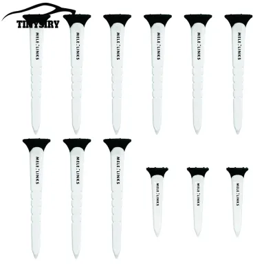 Teeing Off Confidence Adjustable Golf Tee 12 Pack Adjustable Plastic Golf Tees – Reduces Friction Side Spin Long Short Sizes Durable Bulk Set for Men’s Golf Accessories