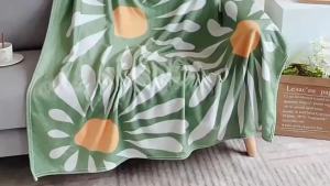 Cartoon Cat Pattern Blanket Soft And Comfortable Sofa Bed Blanket Office Travel Blanket Pet Supplies