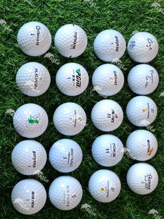 (Grade A 20 Pcs)Random Mixed Brand Used Golf Ball Lazada