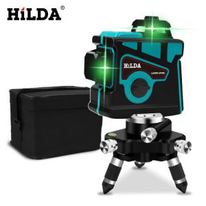 COD Cepat Taffware Hilda Self Leveling 12 Line Laser 3D High-precision Point Laser With Remote  3D12 /  Laser level Professional Self Leveling Projector Green Laser / Hilda 12 line laser tukang bagunan / Alat bantu ukur pasang keramik / laser waterpas