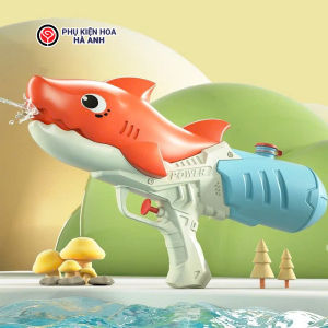 Súng Bắn Nước Hình Cá Mập Đồ Chơi Phun Nước Dung Tích 500ml/ Nhập Khẩu Đã Kiểm Tra Chất Lượng