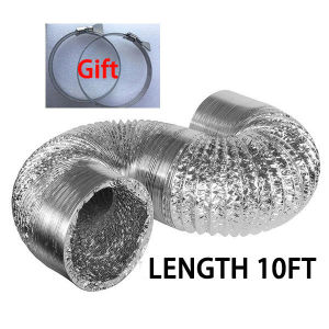 RCIUJEL 5 Meters*80/100/120/150/200mm Range Hood Exhaust Tube Flexible Aluminum Air Duct