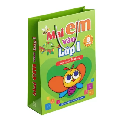 Fahasa - Mai Em Vào Lớp 1 - Dành Cho Trẻ 5-6 Tuổi (Bộ Túi 9 Cuốn) (Tái Bản 2024)