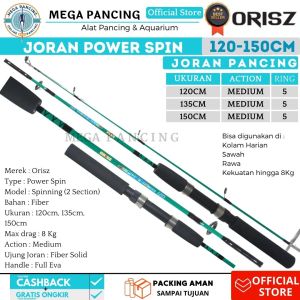 Joran Pancing Orisz Power Spin Fiber Action Medium 120 135 150