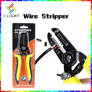 Wire Stripper with Insulated Handle 7 inch Multi-functional Professional Electricians Wire Stripping Tool