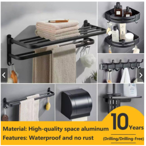 Bathroom Organizer Rack Towel Rack Corner Shelf Tissue Holder Bathroom Soap Rack Shampoo Holder
