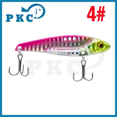 Umpan Mancing Gewang Spinner Balancer Fishing Lure Metal Spoon VIB Bionic Bait Sinking Jig 3D Eyes