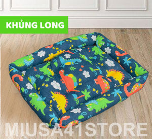 (Nệm Canvas) Nệm Vải Bông Dành Cho Pet Từ2-35KG Nhiều Màu Sắc Cho Pet Ổ nằm nhiều màu (NỆM VB)