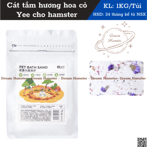 Cát tắm hương hoa cỏ Yee cho hamster