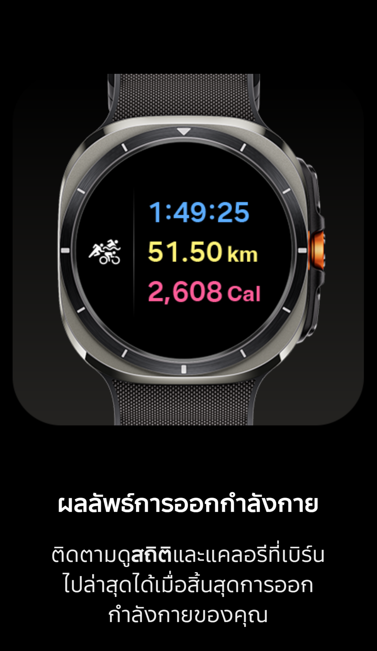 Samsung Galaxy Watch Ultra 2025 LTE Titanium นาฬิกา Smart Watch