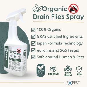 Insectify Organic Drain Flies Spray 500ml ( No More Drain Flies )