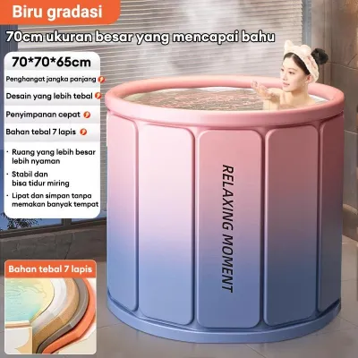 LEEGO Bak Mandi Lipat Rumahan Bak mandi lipat portabel yang cocok untuk anak-anak dan orang dewasa.