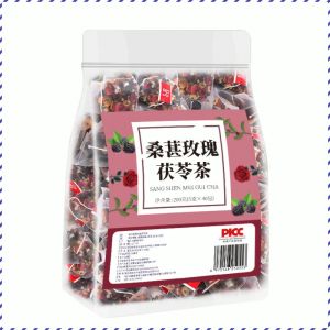 ชาเพื่อสุขภาพ รสชาติเปรี้ยวอมหวาน ชาหอม ผลไม้ ปลอดภัยและย่อยสลายได้ทางชีวภาพ ถุงชาสามเหลี่ยมแยกชิ้น