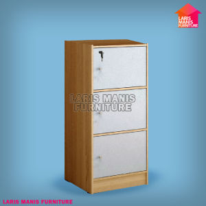 LEMARI RAK BUKU SERBAGUNA SUSUN 3 4 5 KAYU DENGAN KUNCI TERBARU MURAH LEMARI BUKU FIILING CABINET RSG PINTU