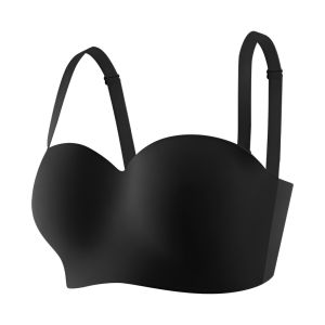 【OFFICIAL】Veimia Strapless Breathable Bra For Larger Busts Anti-slip Push-up Dress Bra Anti-sagging Strapless Bra Seamless Push-up Plus Size Bra