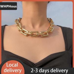 [COD] WHPHous Ship within 24 hours Punk Hip Hop Choker Chunky Chain Necklace Statement Fashion Charm Jewelry