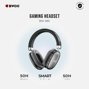 BWOO BW-585 Wireless Gaming Headphones Noise Cancelling BT V5.4 Low Latency / Immersive Entertainment Experience