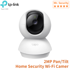 TP-Link Tapo C200 1080p Pan/Tilt Smart WiFi Security Camera 360° Coverage AI Motion Detection Night Vision Two-Way Audio 512GB Local Storage Compatible with Alexa CCTV Camera | NASHANTOO